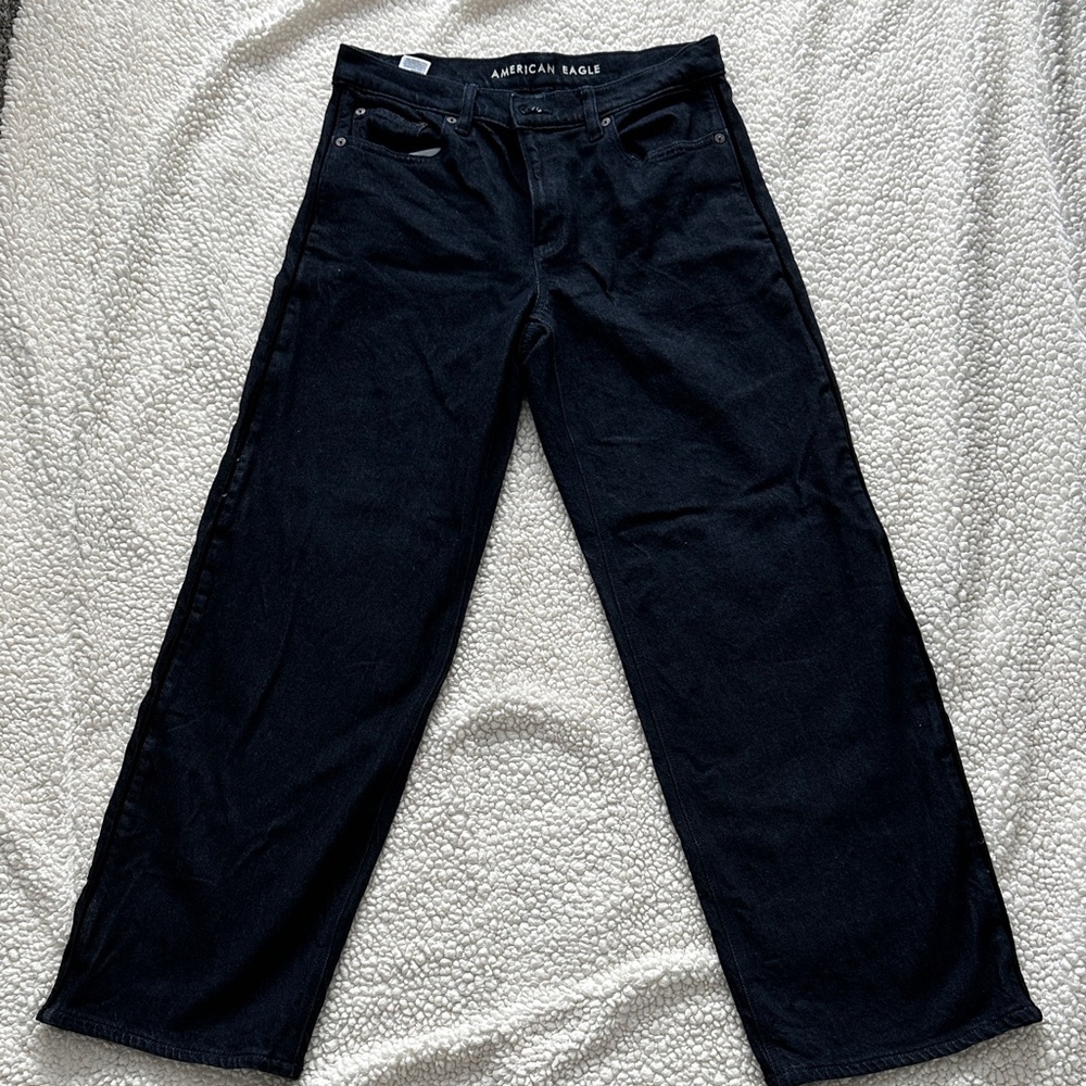 American Eagle Stovepipe Jeans Denim Darkwash Size 6